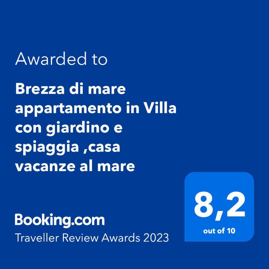 Brezza Di Mare Appartamento In Villa Con Giardino E Spiaggia ,Casa Vacanze Al Mare 콰르투 산텔레나 외부 사진