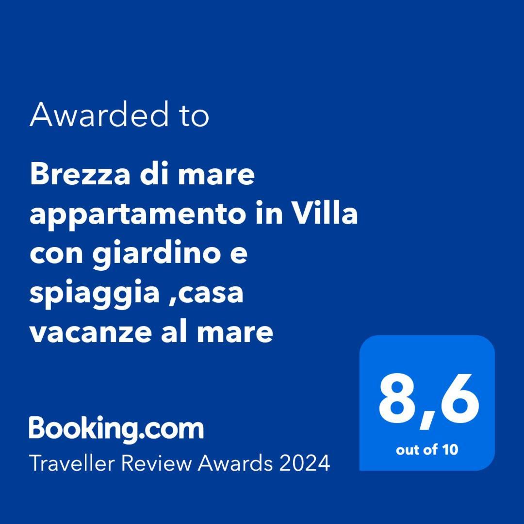 Brezza Di Mare Appartamento In Villa Con Giardino E Spiaggia ,Casa Vacanze Al Mare 콰르투 산텔레나 외부 사진